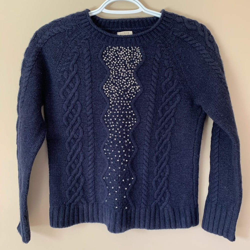 J. crew navy sweater